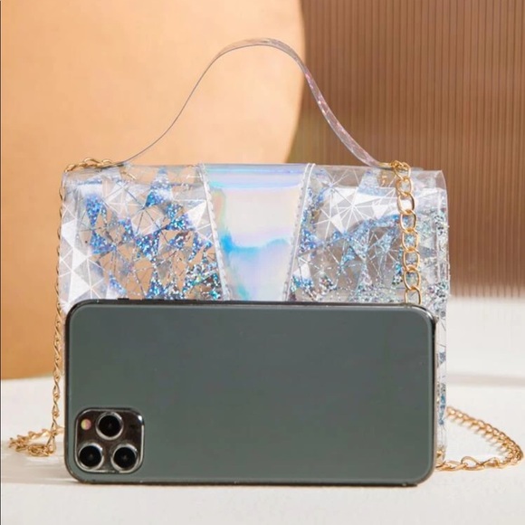 Clear and Silver Purse - Picture 4 of 5